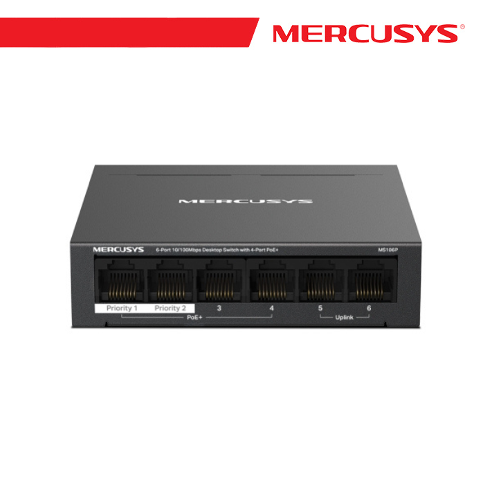 Mercusys 6-Port 10/100Mbps...